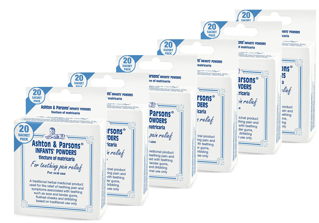 6 x Ashton & Parsons infants powders 0.002ml - Multi Pack Options Available