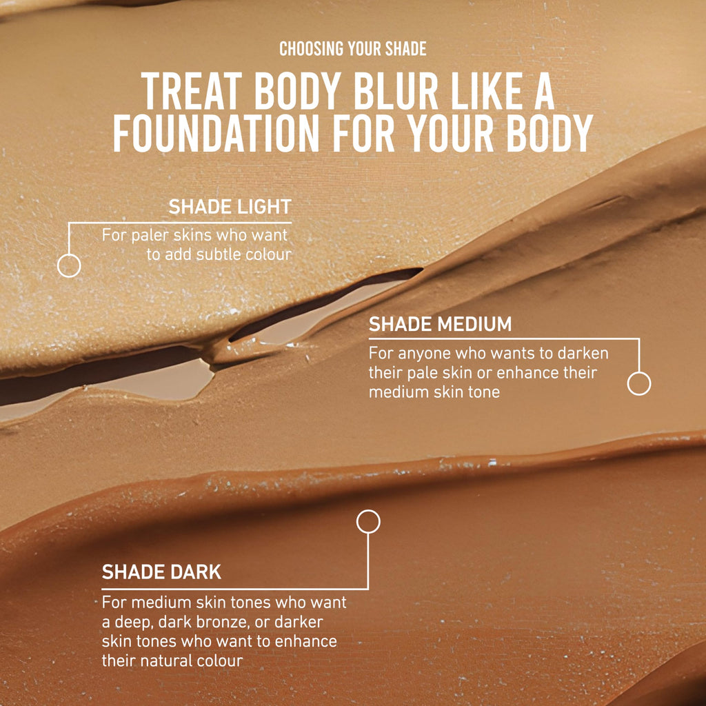 Vita Liberata Body Blur - Light, Skin Perfecting Leg & Body Makeup, Wash Off Instant Tanner, Radiant Glow & Flawless Finish, 3.38 fl oz