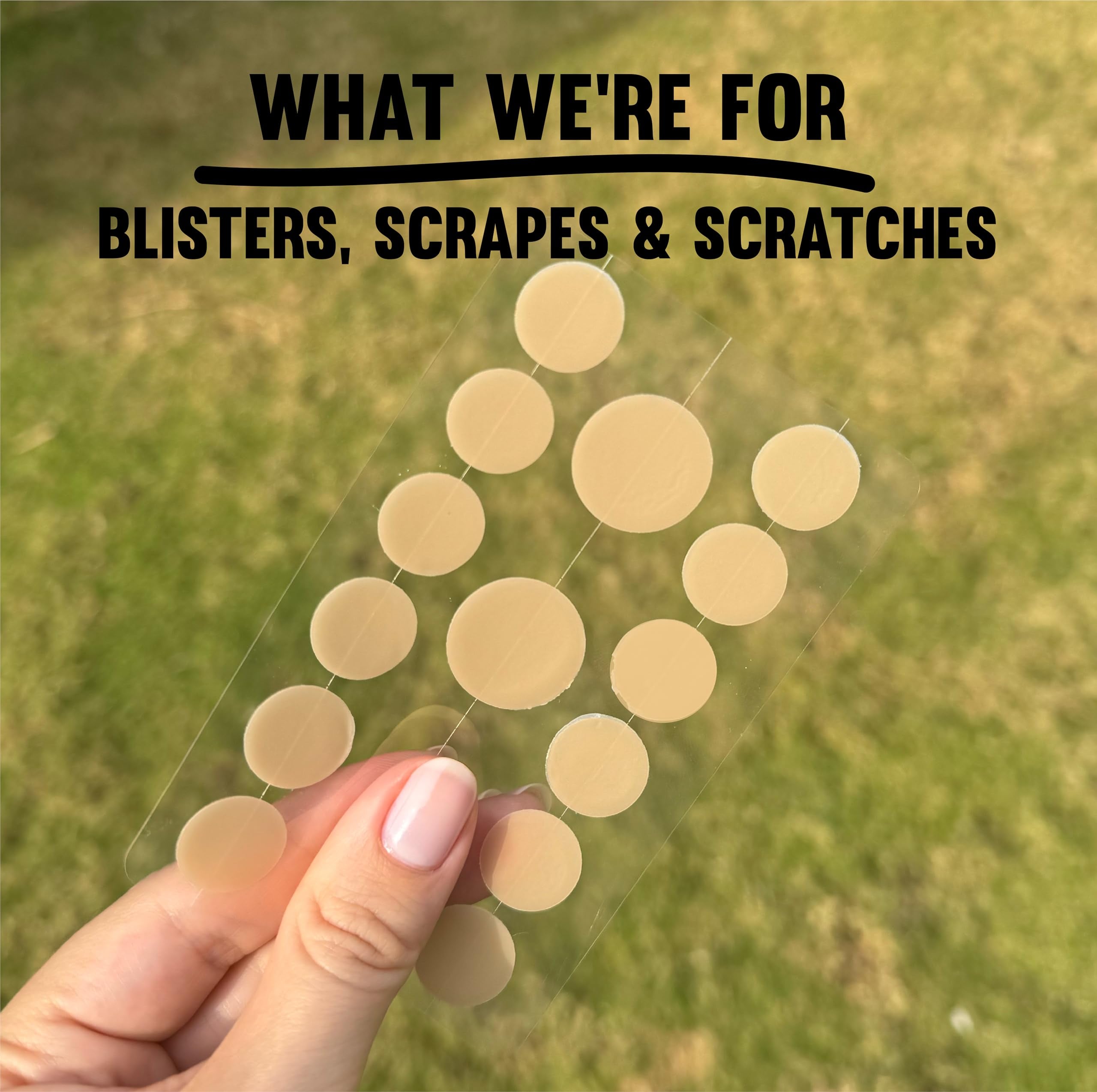 MAMA'S Scratch Patch - Hypoallergenic Bandage Healing Patches for Scrapes, Blisters, and Minor Cuts - Easy Peel, Fast Healing, Gentle on Sensitive Skin, Kid-Friendly Relief and Protection (30 Patches)