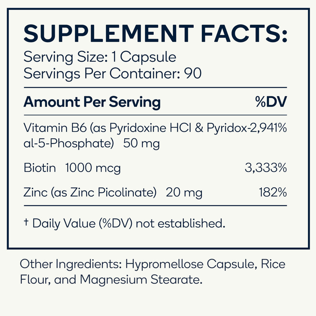 Nedley Health Brain - Balanced Neurotransmitter Support Supplement - Zinc, B6, Biotin for Cognitive Function - 90 Veggie Capsules (Brain)