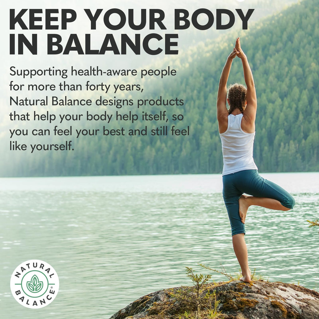 Natural Balance Happy Camper - Feel-Good Mood Support Supplement - Gotu Kola, Passion Flower, and Kava Kava Capsules - 60-Day Guarantee - 75 Servings, 150 VegCaps
