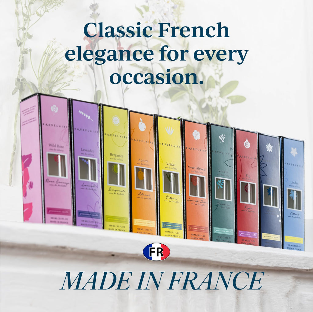 Provence Sante Eau de Toilette Spray - Luxury Long-Lasting Fragrance - Wild Rose Scent - Elegant Perfume Gift - Made in France - 3.5 Oz