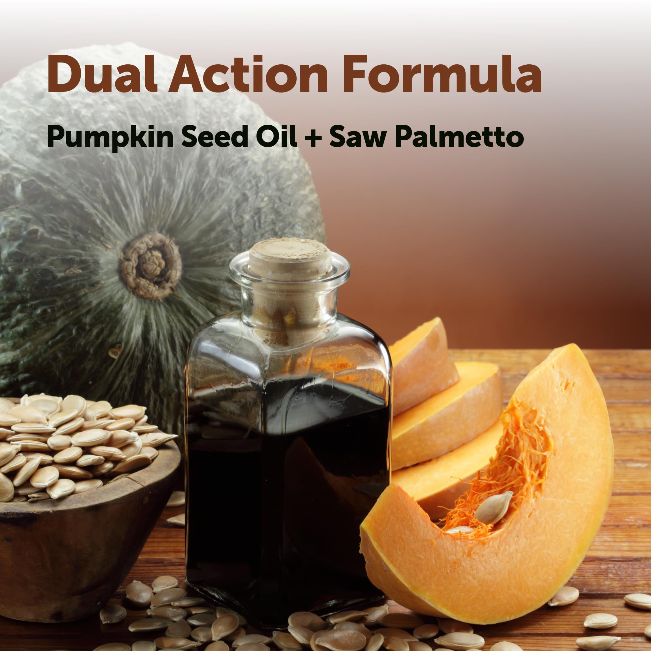 Micro Ingredients Pumpkin Seed Oil with Saw Palmetto,300 Softgels | Cold Pressed, Pure Virgin Oil, Essential Fatty Acids, & Phytosterols | Non-GMO
