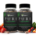 KaraMD Pure Nature | Greens, Fruit and Veggies Supplement | Whole Food Multivitamin & Antioxidants | 20 Fruits and Vegetables Supplements for Energy & Digestion | Gluten Free & Vegan Friendly (2 Pack)