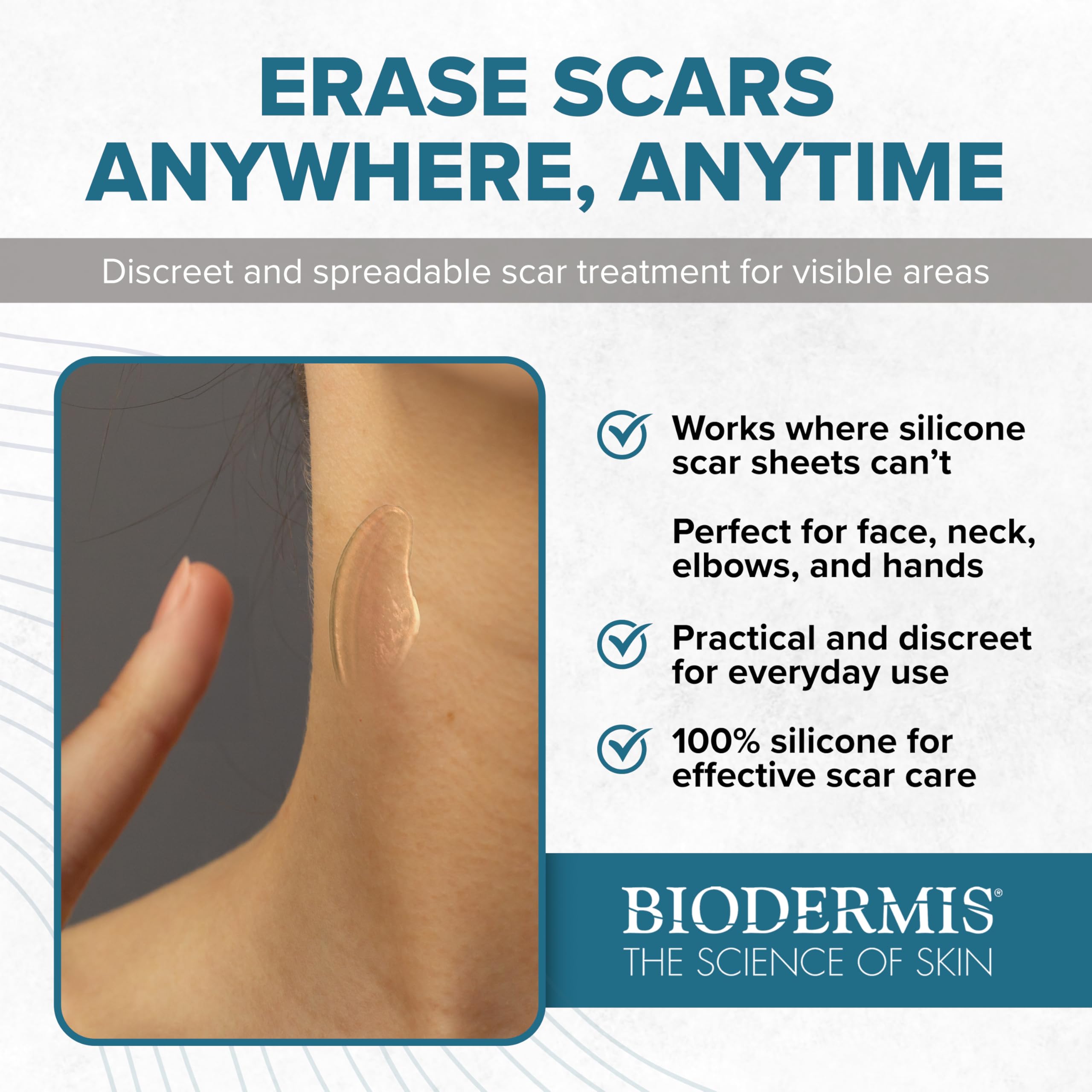 Xeragel 100% Silicone Scar Treatment Ointment 10g – Scar Gel for Smoother, Flatter Scars from Surgery, Burns, Acne & More - For Old & New Scars on Face, Neck & Hands - Hypoallergenic & Fragrance-free