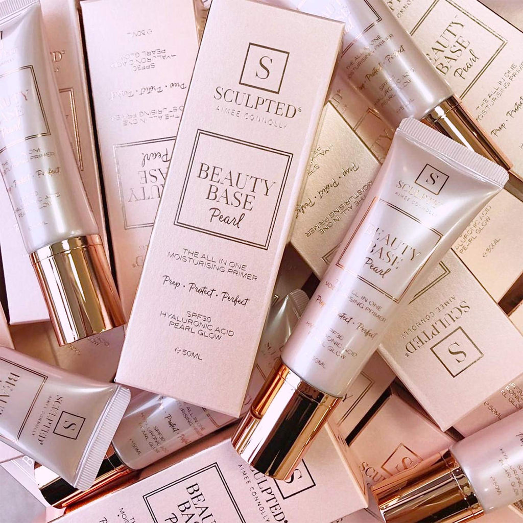 Sculpted By Aimee Beauty Base Pearl Primer - Radiant, Hydrating, SPF30 Protection, Pearl Finish, Unisex
