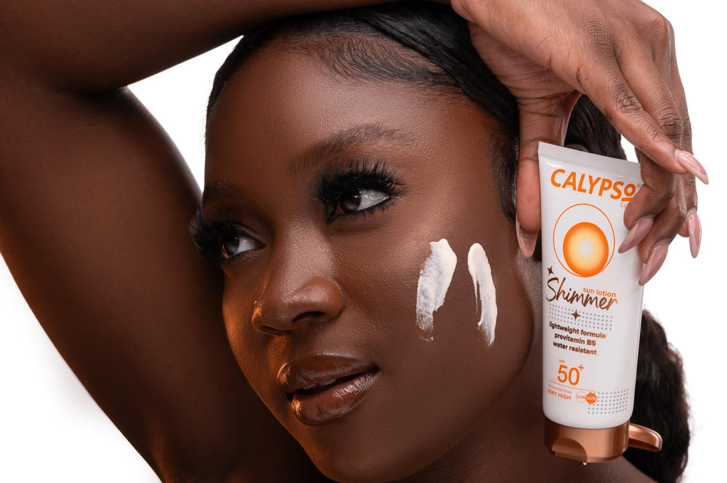 Calypso Shimmer Sun Lotion SPF50 + | UVA + UVB, Water Resistant, 100ml