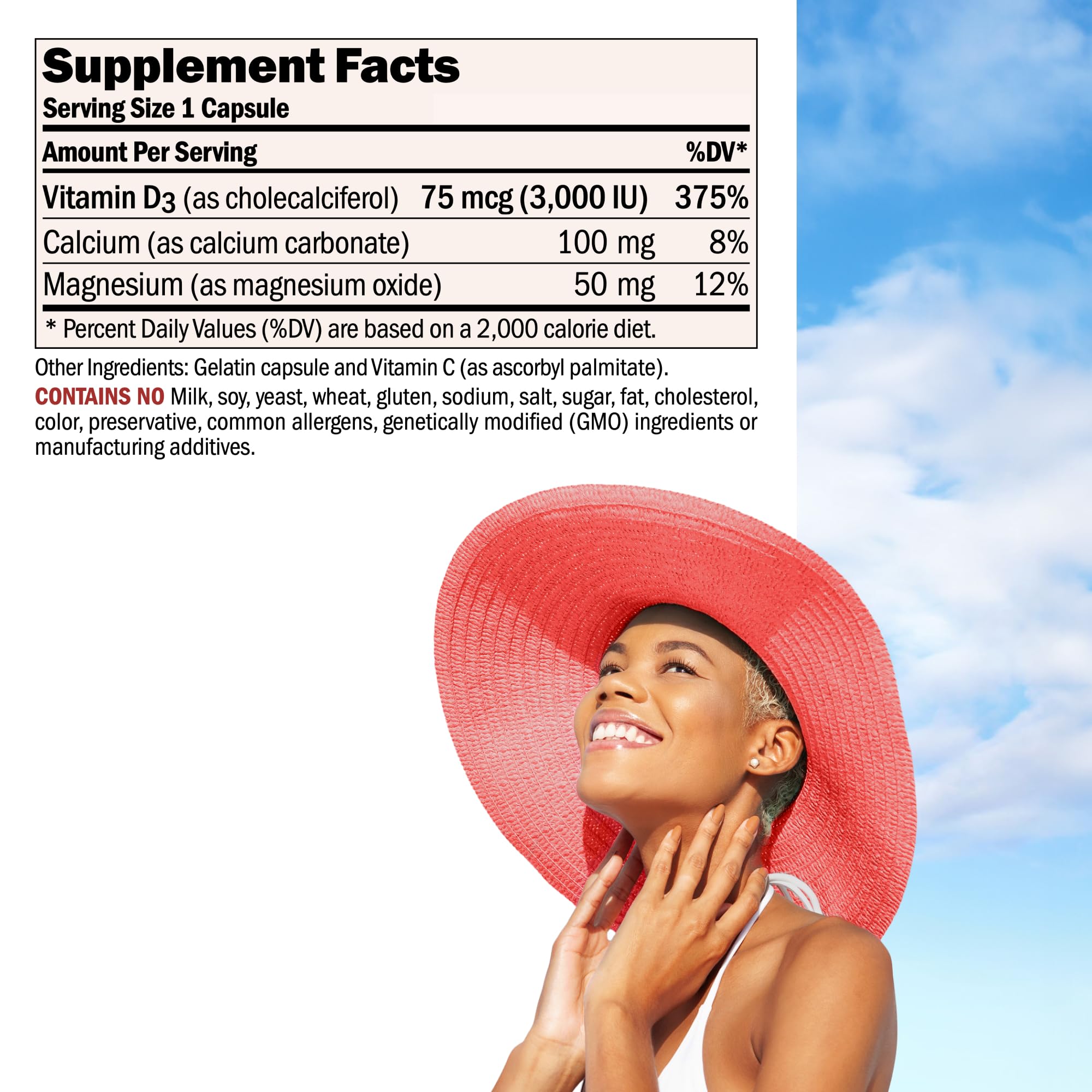 ANDREW LESSMAN ProCaps Vitamin D3 1000 IU 60 Capsules