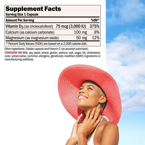 ANDREW LESSMAN ProCaps Vitamin D3 1000 IU 60 Capsules