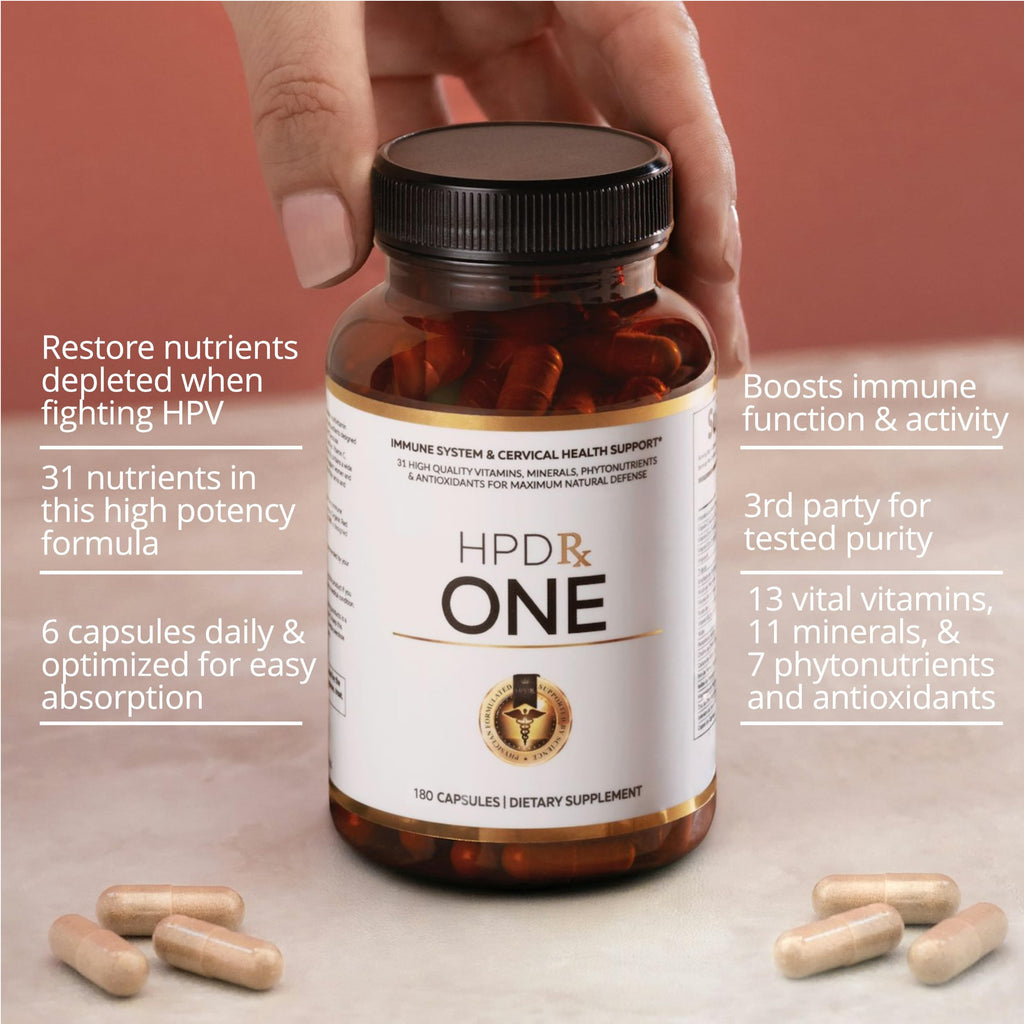HPD Rx ONE Immunity Boost Multivitamin Supplements for Women and Men | Advanced Immunity Defense Support | Helps Immune Response | 1-Month Supply, 180 Capsules, Pack of 1