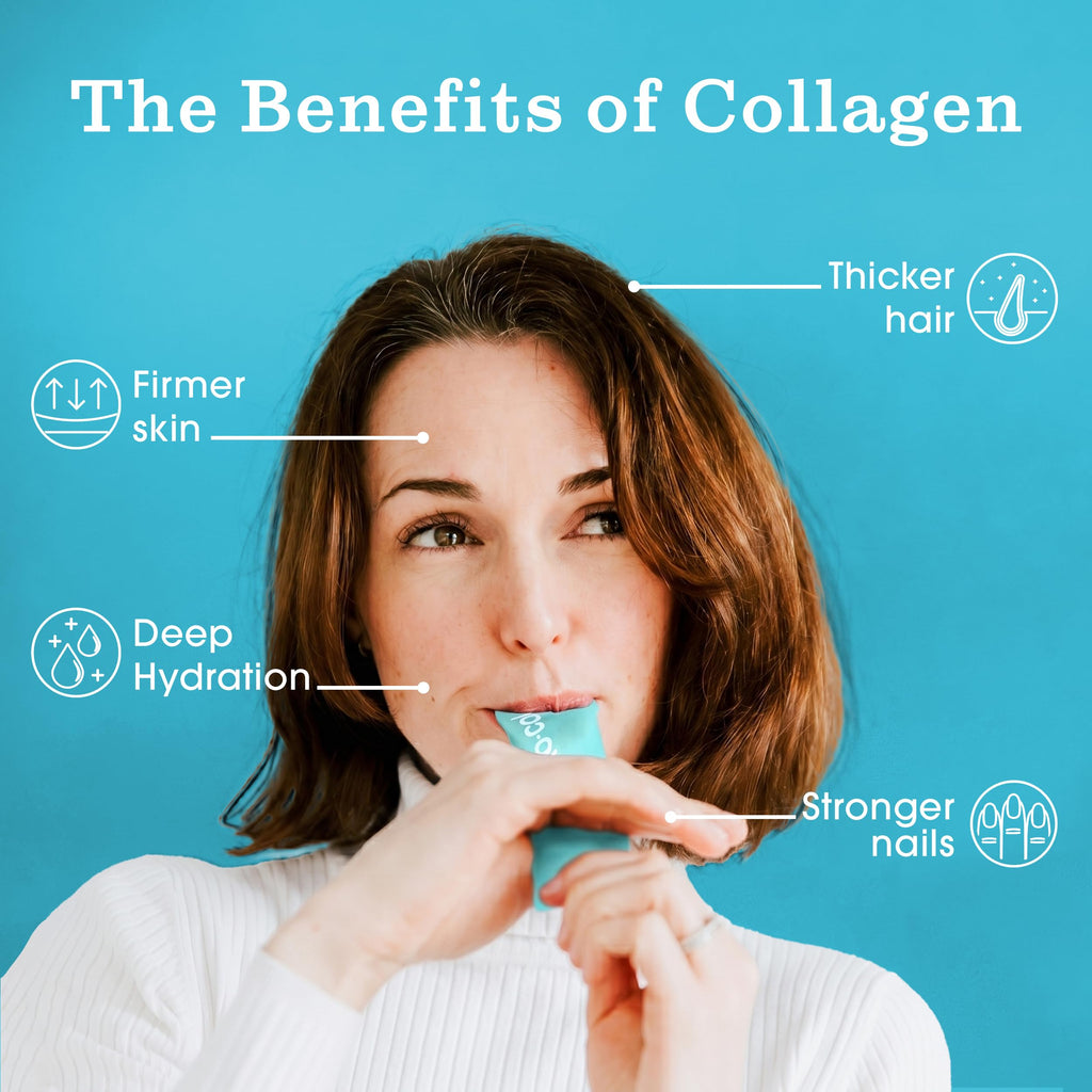 Proto-col Marine Beauty Collagen Liquid Sachets 10,000mg, Marine Collagen Supplement with Hyaluronic Acid, Vitamins for Skin, Hair and Nails, Delicious Red Berry Flavour, 15 Sachets Food Supplement