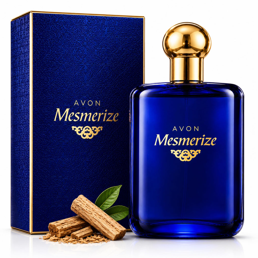 AVON Mesmerize Cologne Spray — Long-Lasting Cologne for Men with Sandalwood & Warm Amber — Classic Signature Mens Cologne, Perfume for Men, Everyday Wear & Gifting, 3.4 fl oz Travel Size