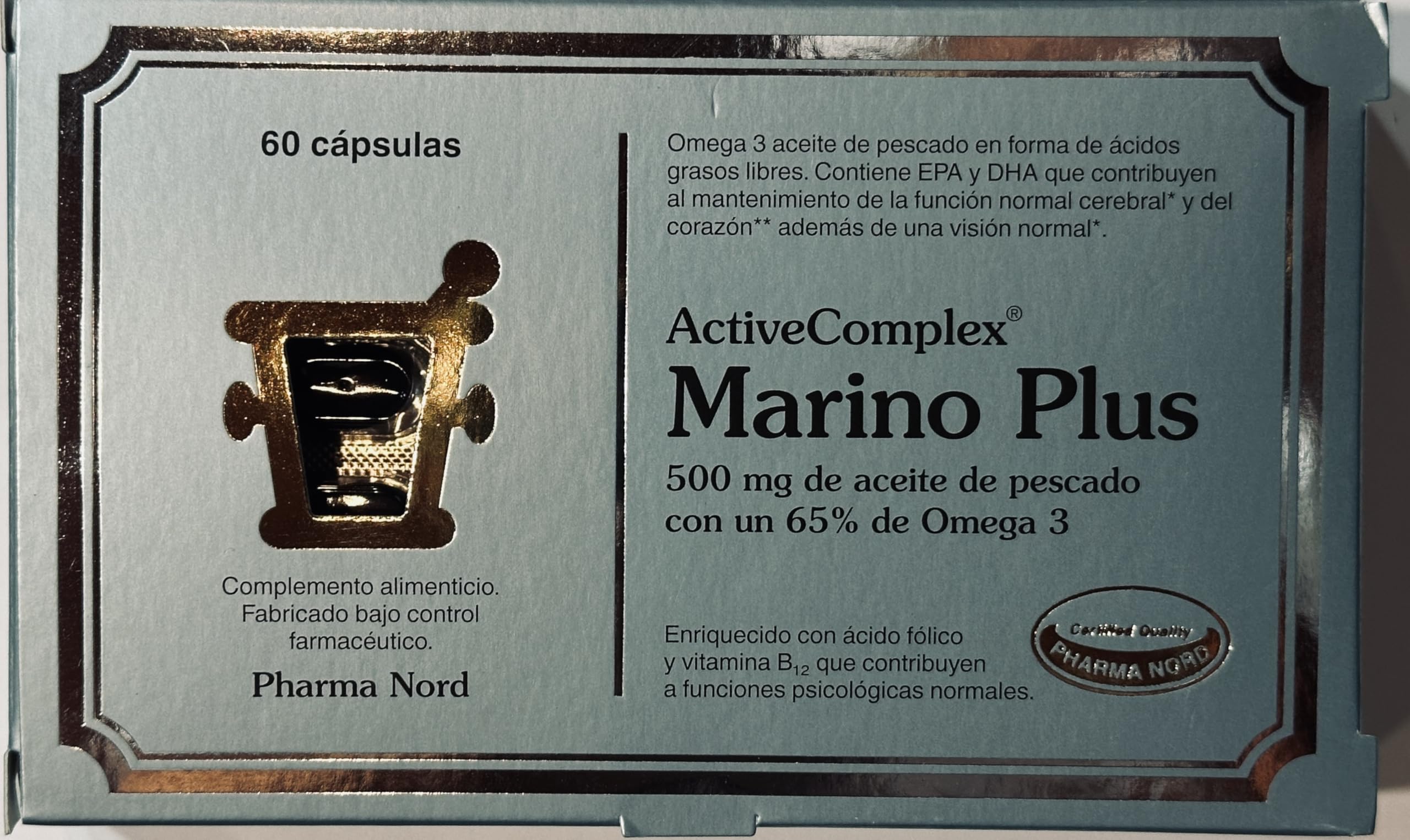 Pharma Nord Bio-Marine Plus 60 Capsules (Pack of 3)