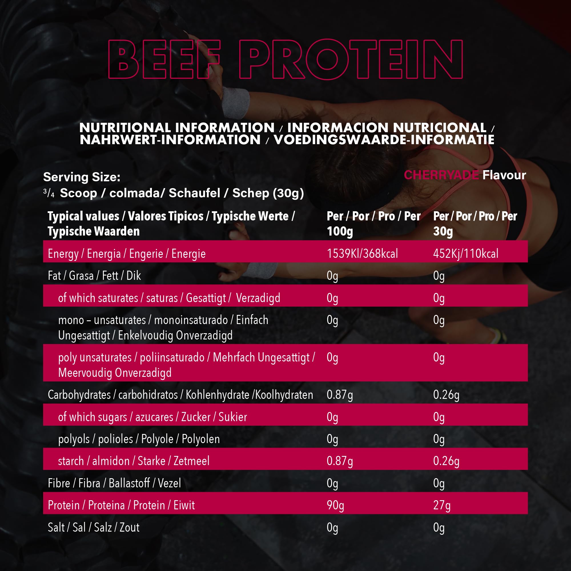 Beef Protein Isolate 540g