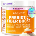 GOBIOTIX Fiber Supplement Powder with Prebiotics for Digestive Health and GLP-1 Support, Soluble Fiber for Gut Health & Debloat, Keto, Vegan, Gluten & Sugar Free, 35 Servings (1 Pack)