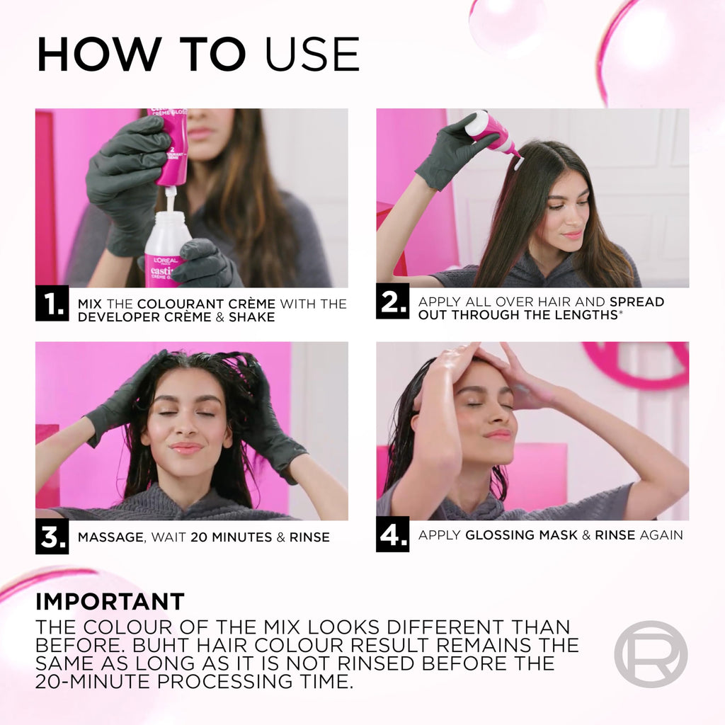 L’Oréal Paris Casting Crème Gloss Semi-Permanent Hair Dye, 1010 Iced Blonde