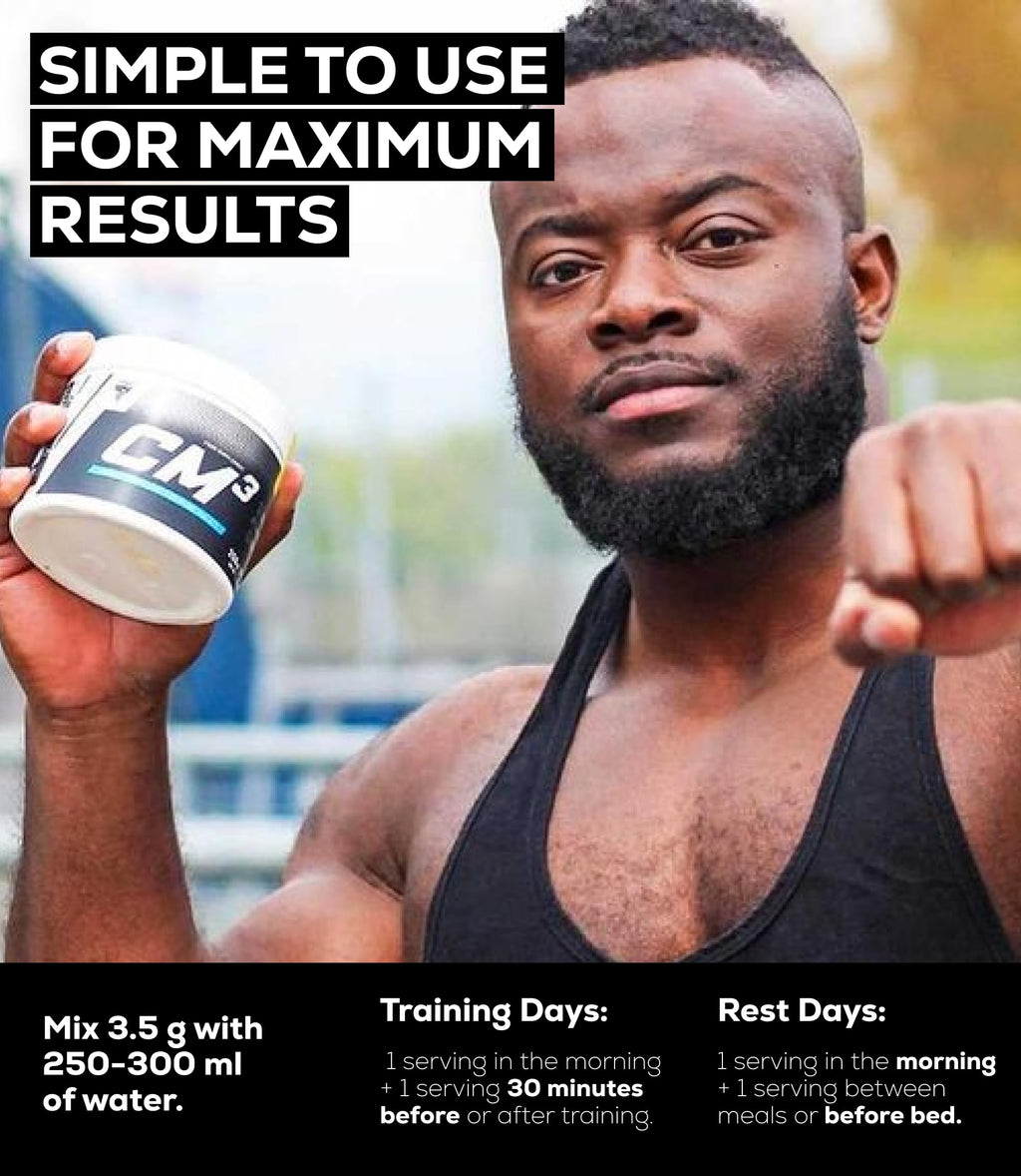 Trec Nutrition CM3 Tri-Creatine Malate Powder for Performance and Muscle Power | 6650 mg Creatine Per Serving | Made in EU (250g, Pink Grapefruit)