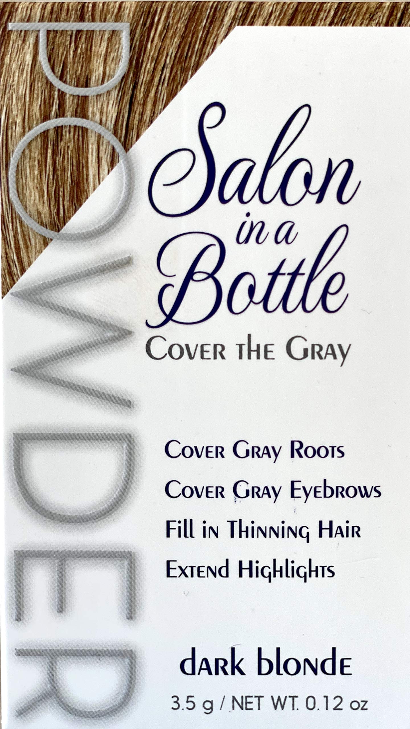 SALON IN A BOTTLE Powder - Root Touch Up, Instantly Covers Gray Roots and Thinning Hair, Dark Blonde
