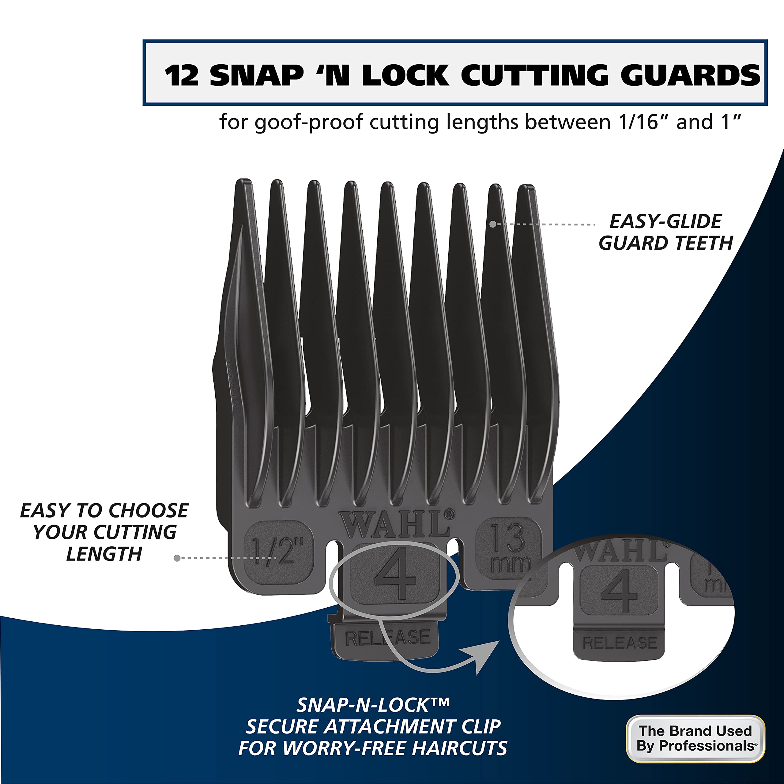 Wahl Lithium Ion Pro Rechargeable Cordless Hair Clippers for Men, Woman, & Children with Smart Charge Technology for Convenient at Home Haircutting - Model 79470