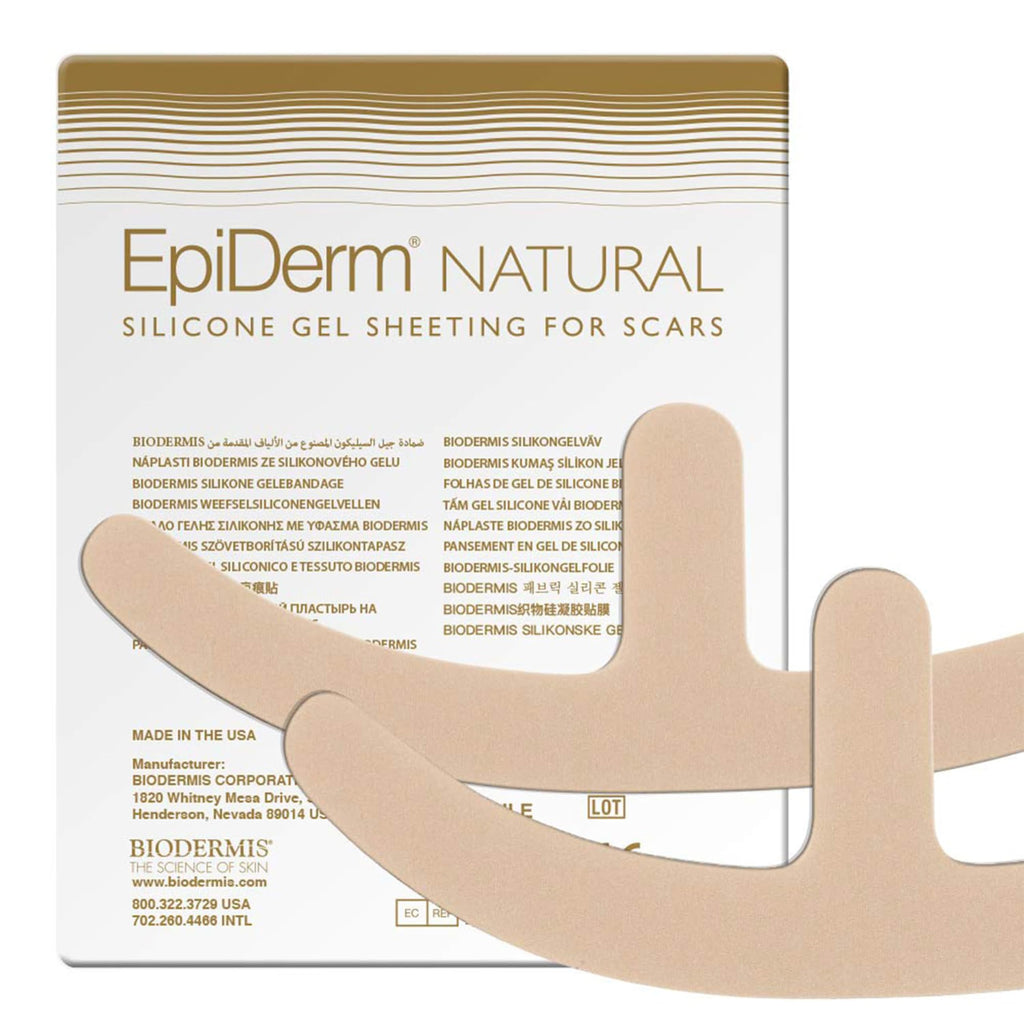 Epi-Derm Mastopexy Anchor Shape Silicone Scar Tape – Professional-Grade Silicone Scar Sheets for Breast Reduction, Breast Lift & Surgical Scar Care – Reusable, Washable Breast Scar Tape
