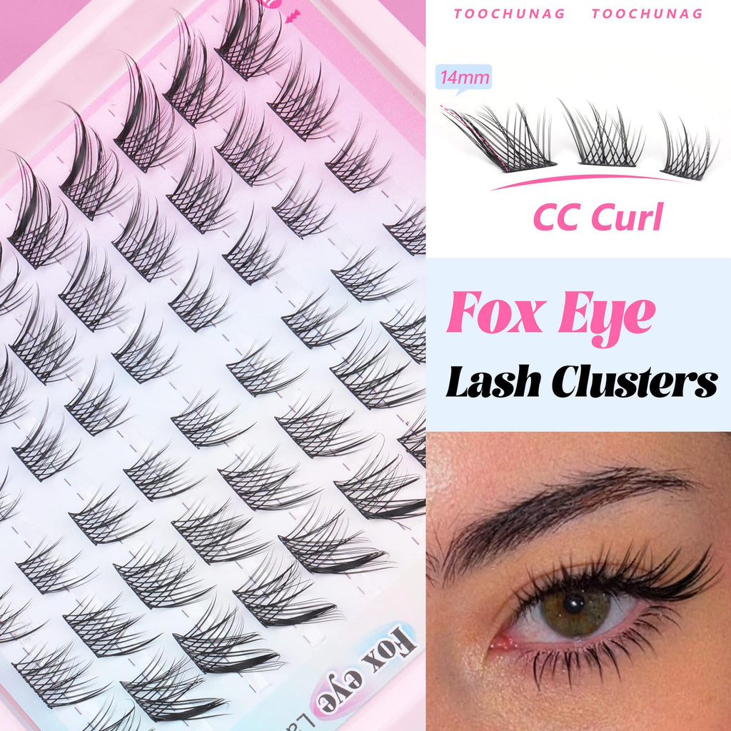 Natural Fox Eye Individual Lashes by TOOCHUNAG