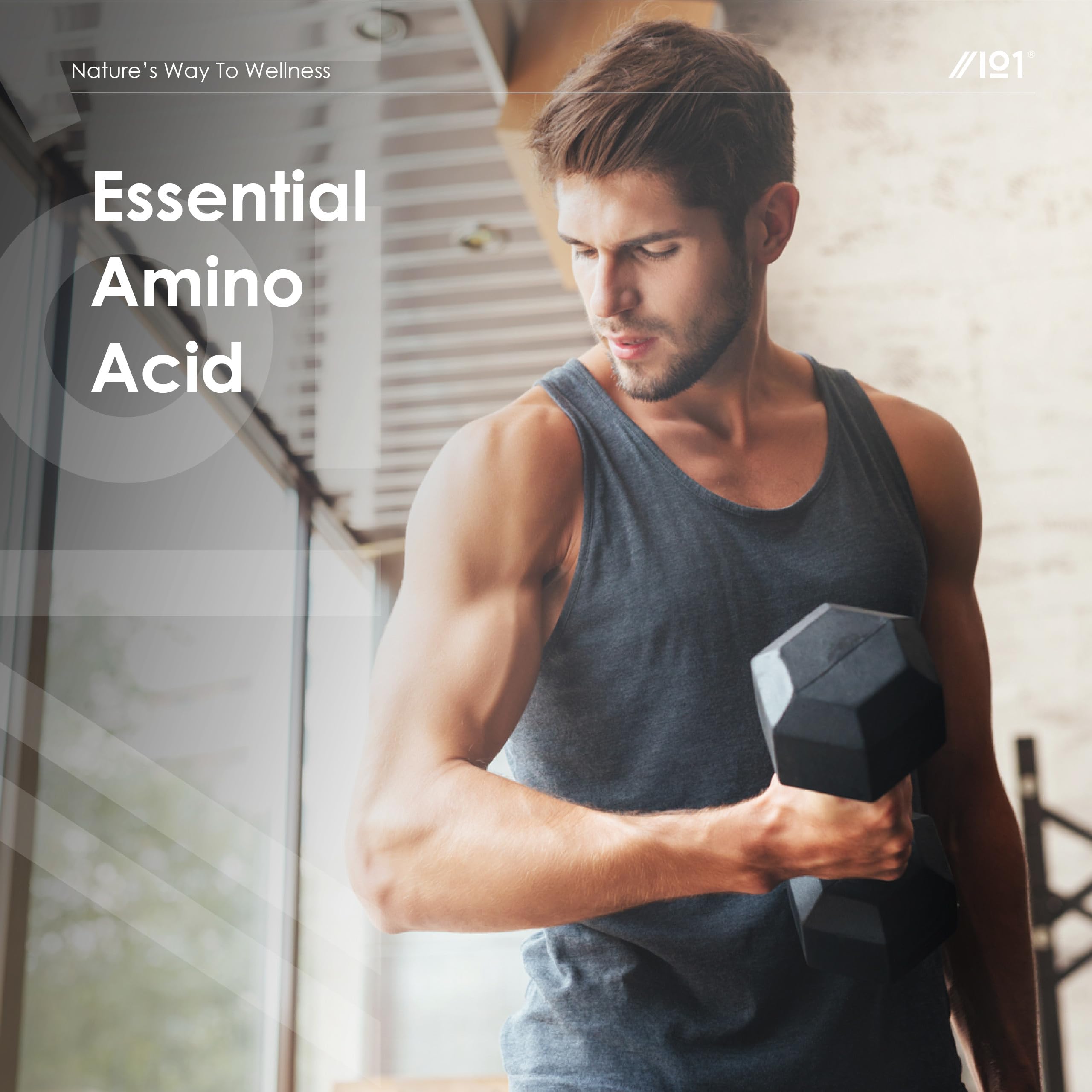 Essential Amino Acids 2800mg with BioPerine® – 180 Vegan Capsules – All 9 EAA Amino Acids with All 3 BCAA's Plus 6 More EAAs to Build and Repair Muscle - by Alpha01