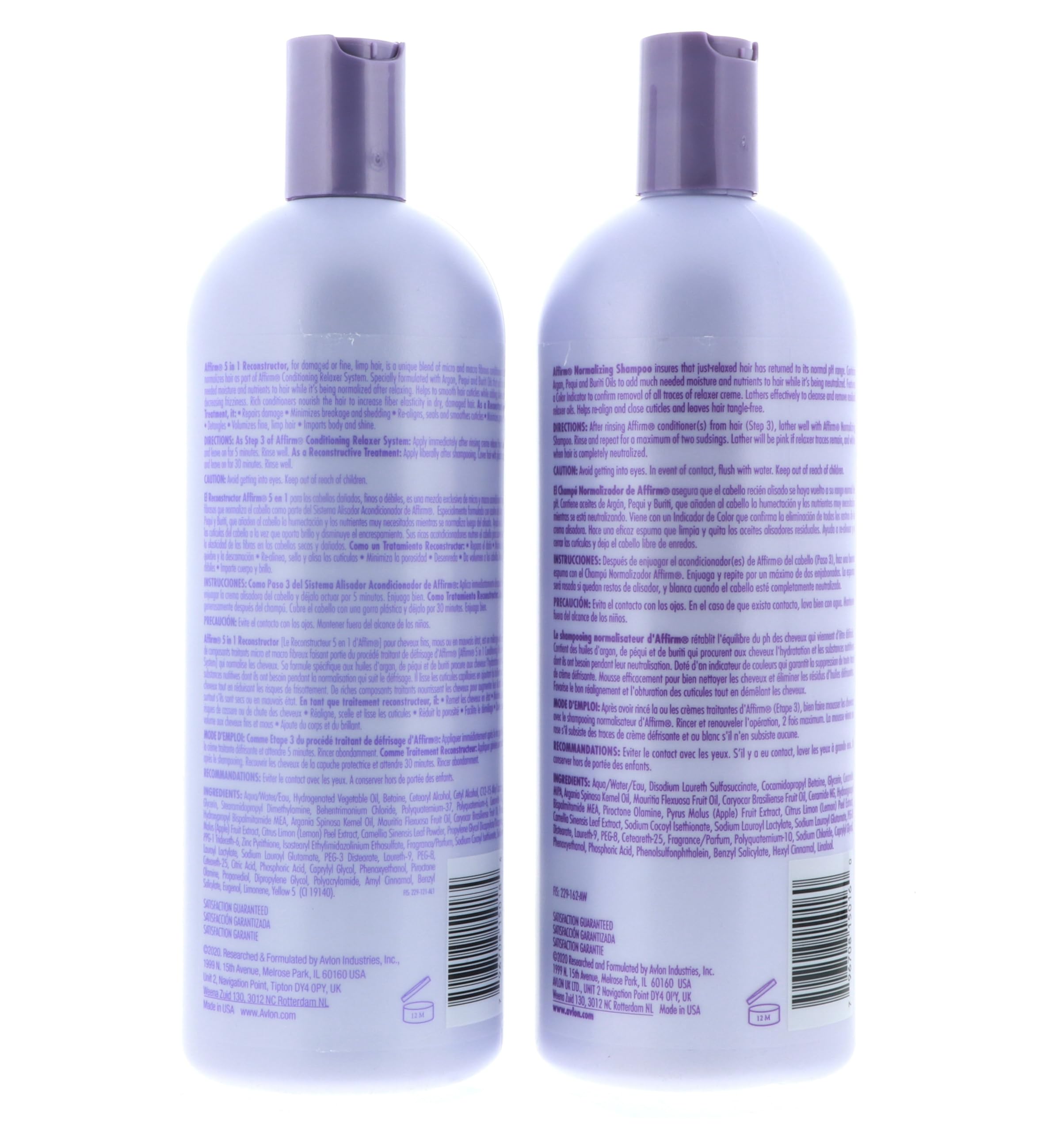 Avlon Affirm 5 In 1 Reconstructor 32 Ounce + Normalizing Shampoo 32 Ounc