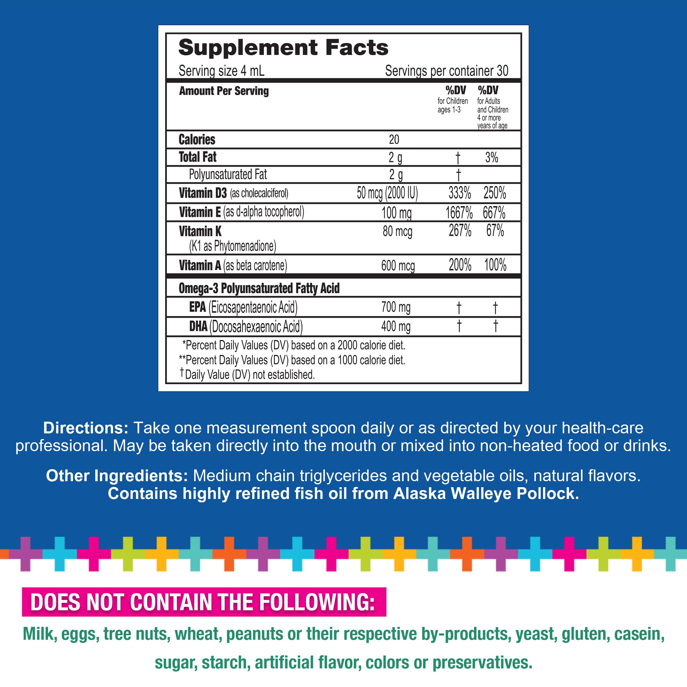 Lifetrients – Speak Complete Pure Oil – Natural Lemon – 4.05 oz – Pediatrician Formulated to Support Children with Special Nutritional Requirements – Enhanced with Omega-3, Vitamin A, D3, E & K