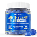 Methylene Blue Gummies for Humans 7mg Per Serving with NAC, Vitamin B3 & L-Theanine, for Cognitive Support & Focus, Energy, High Purity, Vegan, Sugar-Free, 60 Counts
