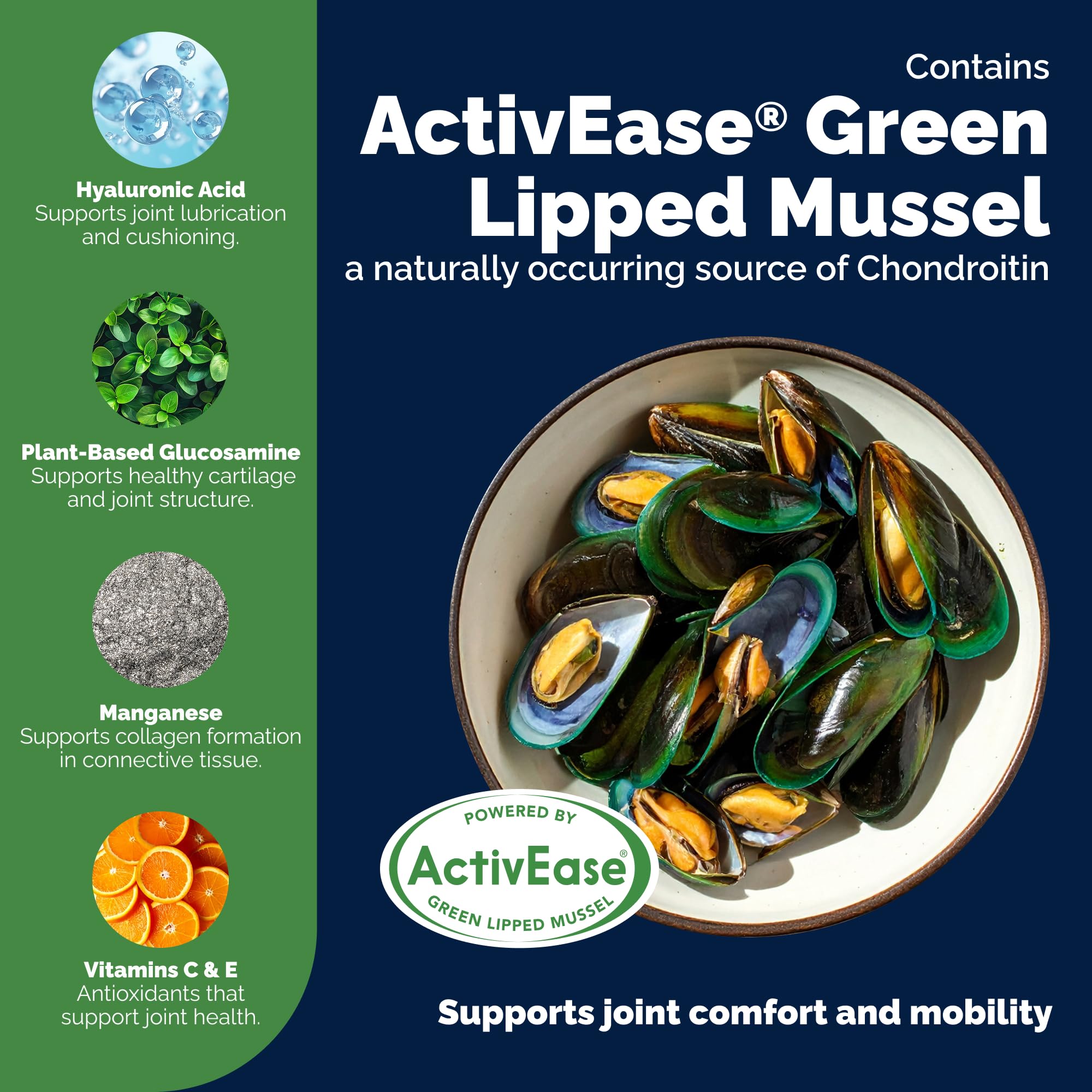 YuMOVE Hip & Joint Supplement for Dogs with Glucosamine, Hyaluronic Acid, Green Lipped Mussel & Omega 3 Joint Supplement - Regular or Advanced Strength (120 Count, Chewable Tablets)