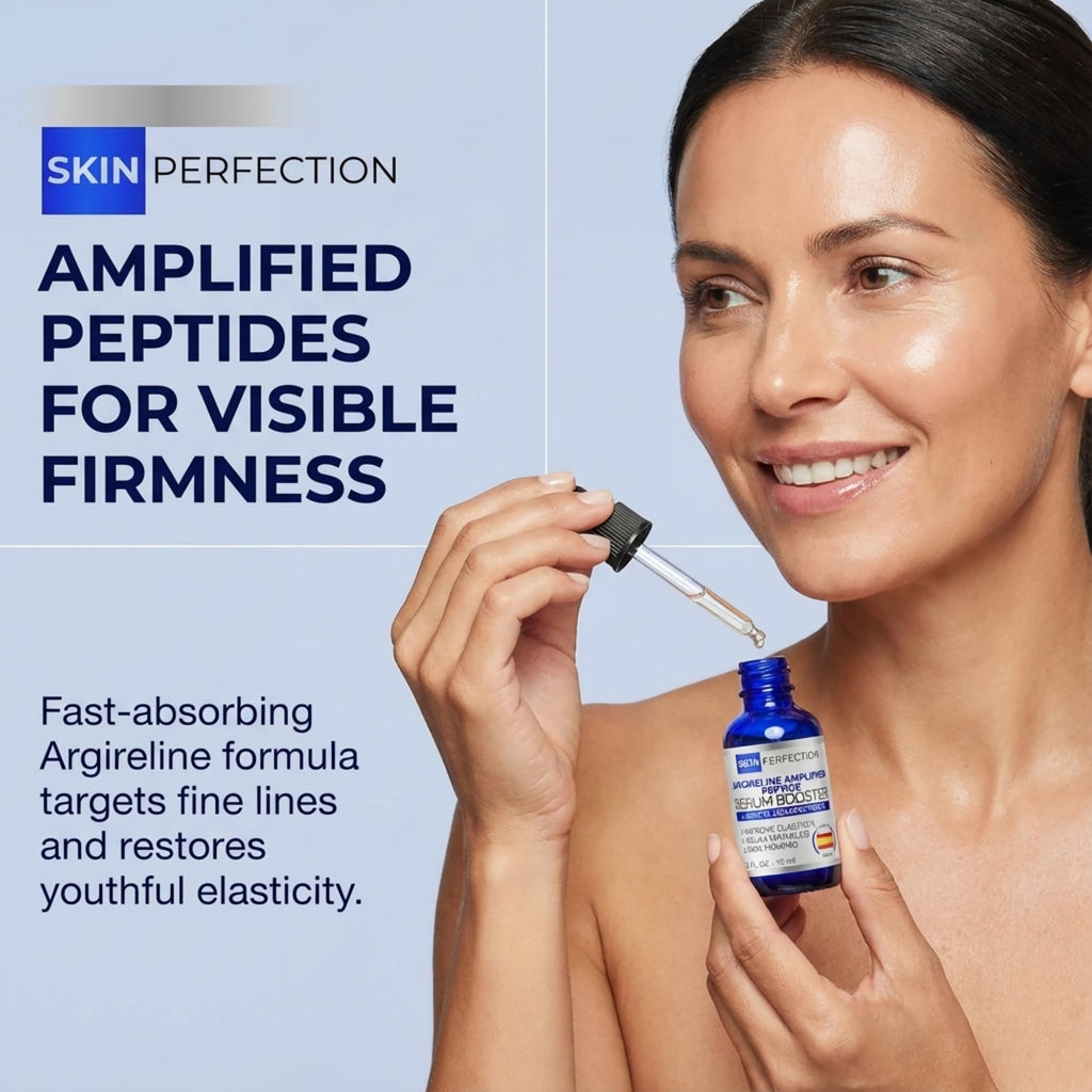 Skin Perfection Argireline Amplified Peptide Solution Multifunctional Anti-aging - Mix Into Any Face Cream for Diy Wrinkle Relaxing - Acetyl Hexapeptide 8