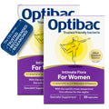 Optibac for Women - Vaginal Live Cultures Supplement - 60 Vegan Capsules