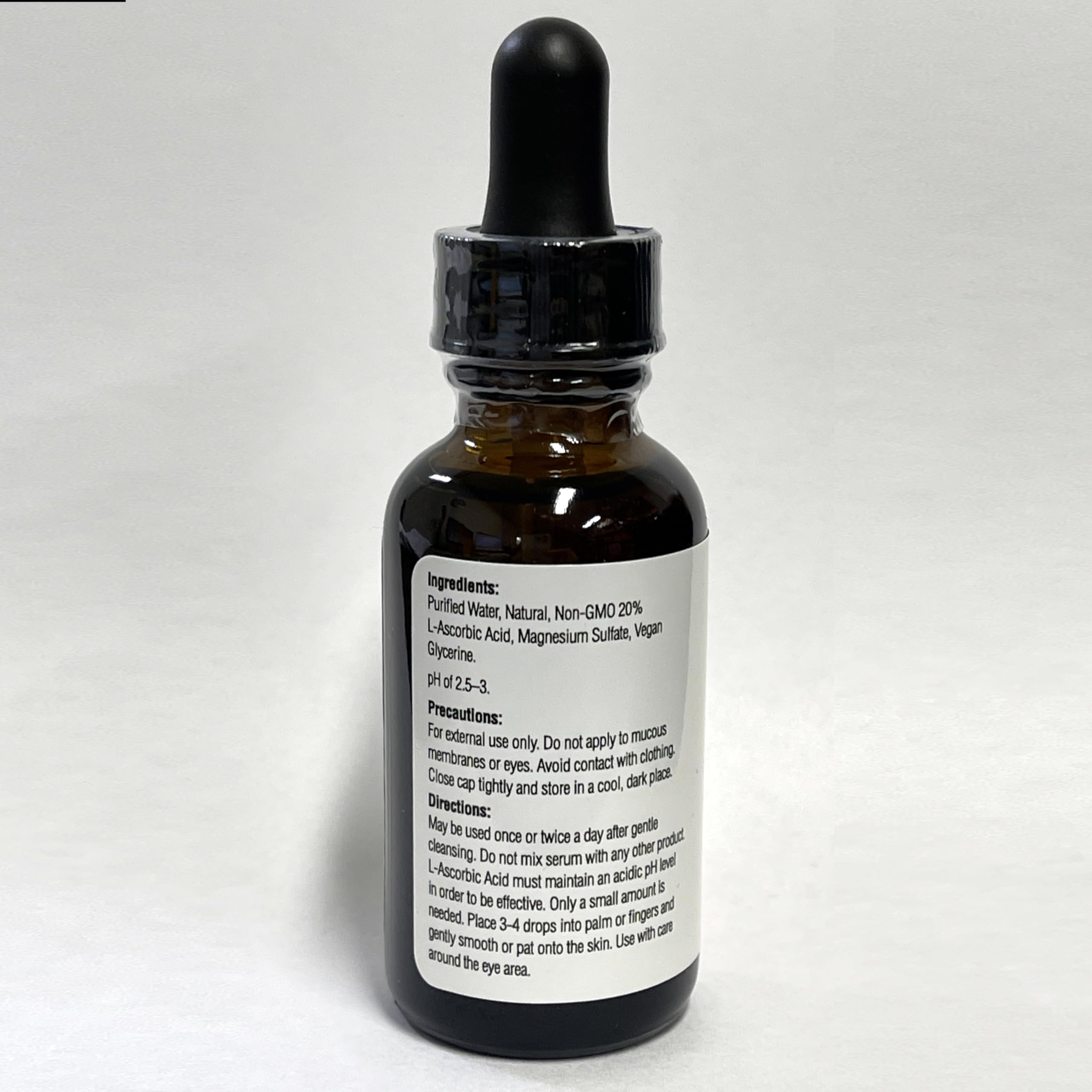 NuFountain C20 3-pack. HAND CRAFTED 3 1-Ounce Bottles of 20% L-Ascorbic Acid C Serum