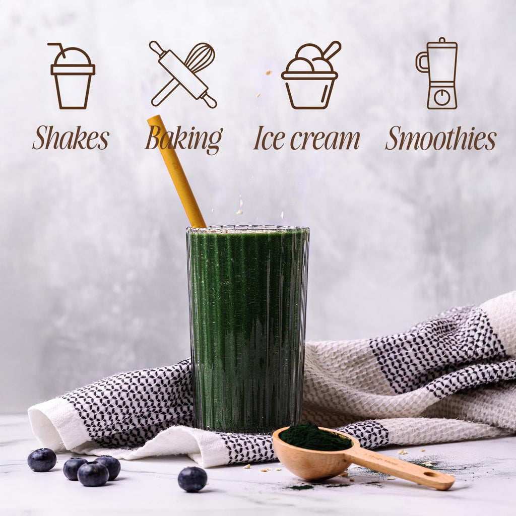 Sevenhills Wholefoods Organic Spirulina Powder 500g | Certified Organic | Nutrient-Dense | 100% Pure & Natural