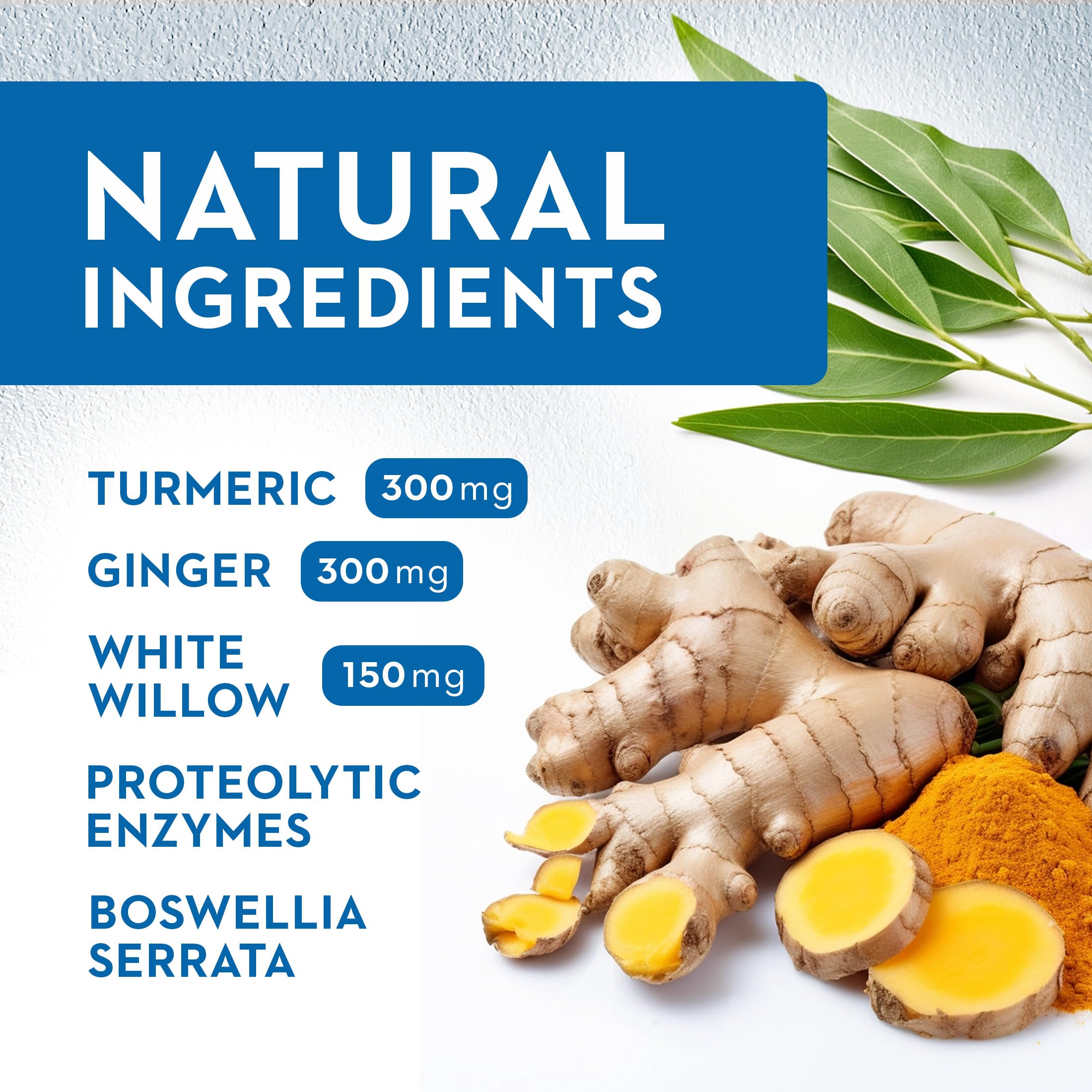 Vitaminerals® 121+ Inflamax® Plus | Quercetin | Proteolytic Enzymes | Ginger | Turmeric | Veggie caps