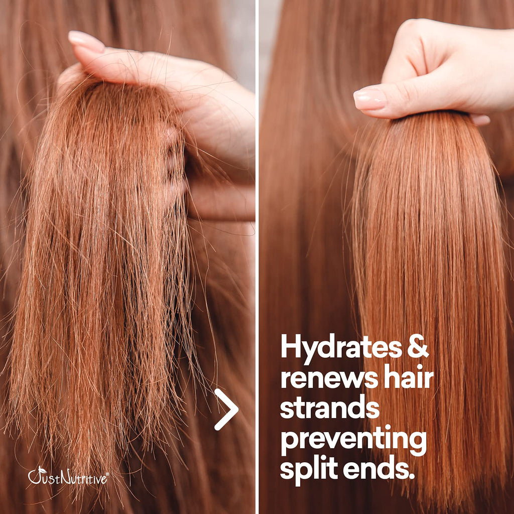 Just Nutritive Hair Loss Shampoo for Thinning Hair, Supports Thicker Fuller Looking Hair, Saw Palmetto Nettle Root Rosemary Oil, Scalp Stimulating, Sulfate Free, Men and Women, 16 oz