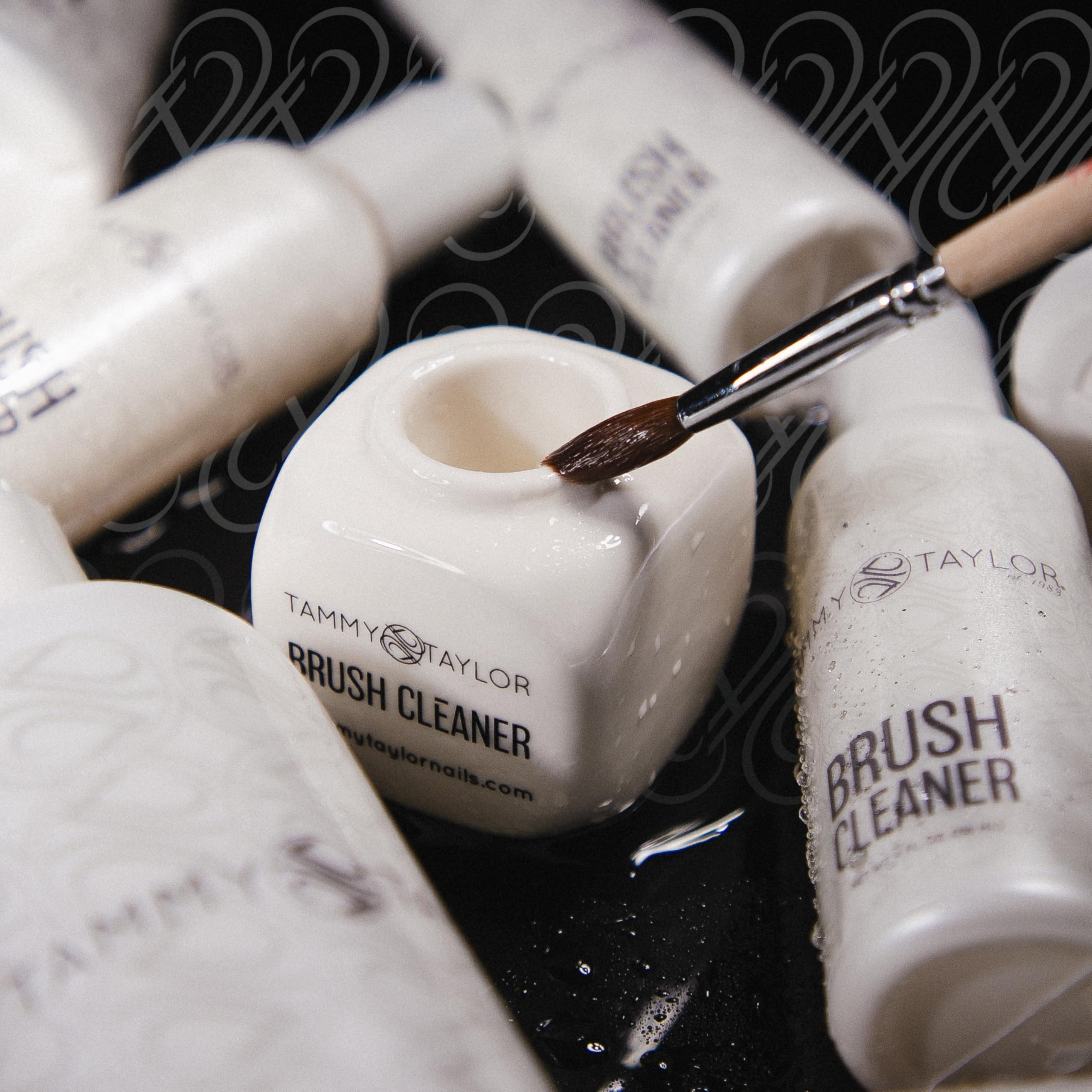 Tammy Taylor Kolinsky Acrylic Nail Brush | Real Sable, Professional Nail Brushes for Acrylic Application | Medium