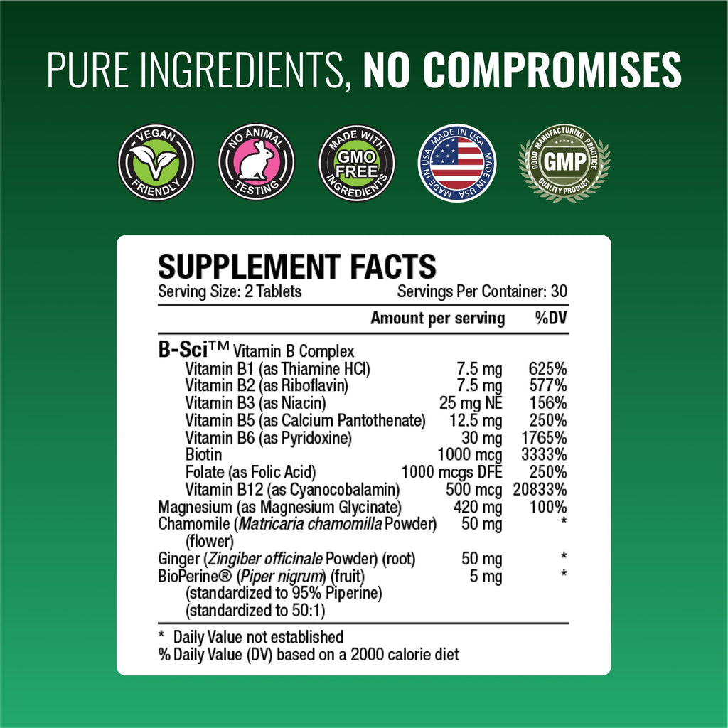 Approved Science Cramprin - High Absorption Magnesium, Vitamin B Complex, BioPerine - Muscle Cramps - 6 Month Supply - 2 Bottles - Vegan