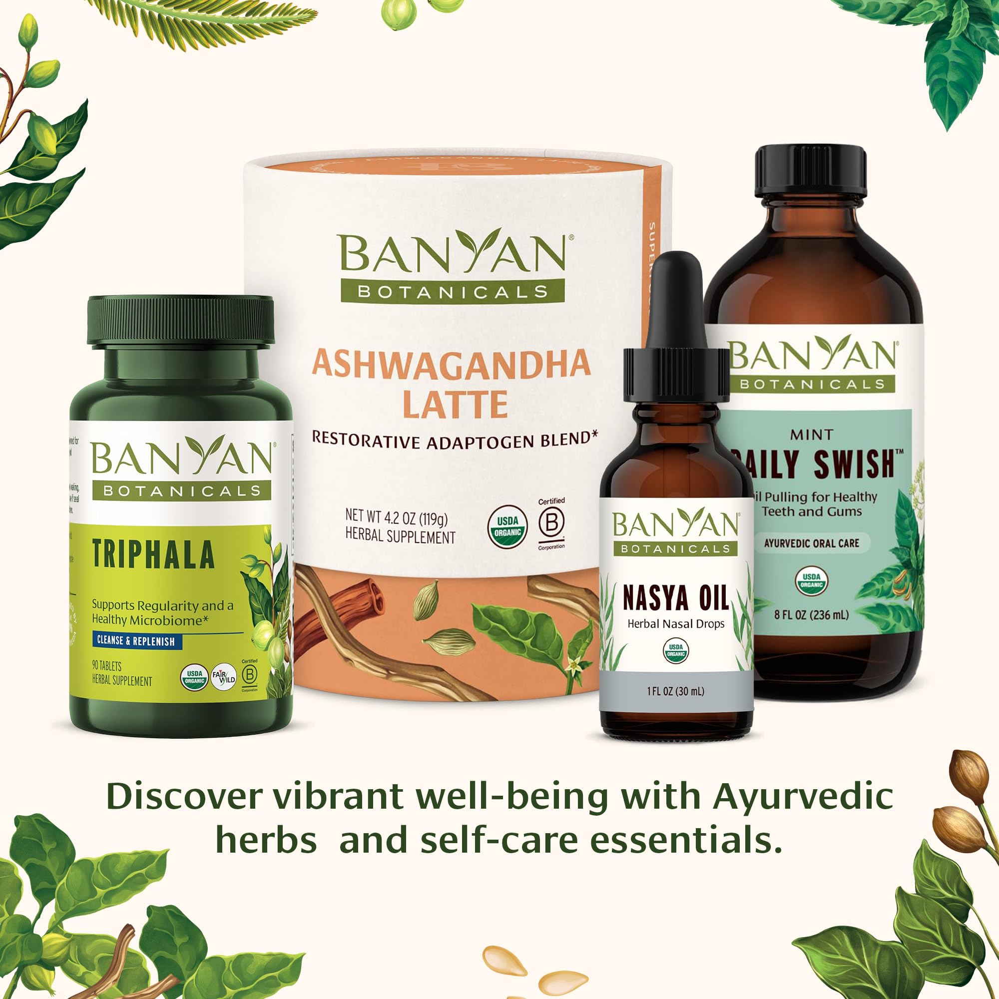 Banyan Botanicals Organic Vata Digest – Warming Digestive Support Supplement – Herbal Bloat & Gas Relief with Ginger, Cumin & Ajwan – Support for Slow Digestion – 90 Tablets – USDA Organic