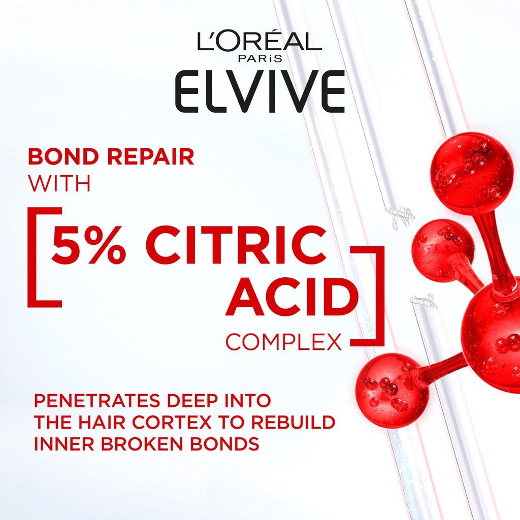 L'Oréal Paris Elvive Bond Repair Sulphate-Free Shampoo, Damaged Hair, 200ml