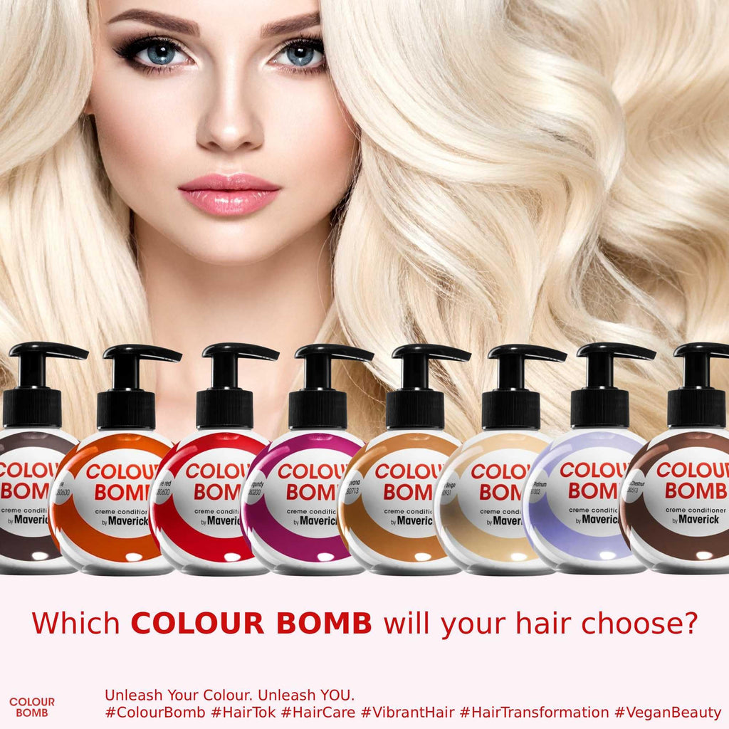 COLOUR BOMB SEMI-PERMANENT HAIR COLOUR CONDITIONER White Platinum