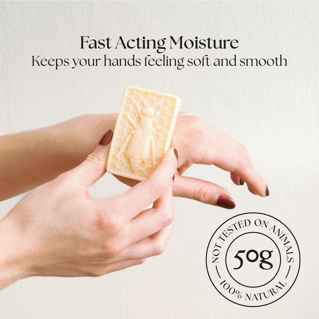Moisturising Solid Hand Cream Bars | For Dry & Sensitive Hands | Gardeners & Queen Bee Scent | Natural Hand Cream | No Sticky Residue | Luxury Gift | Cruelty Free | Edinburgh Skincare Company