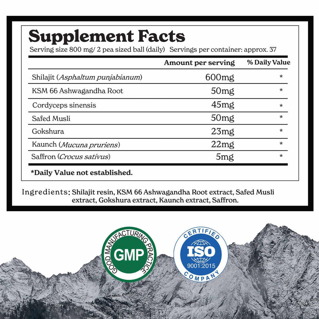 Better Alt Pure Himalayan Shilajit Gold+(30gm)|Enhances Recovery & Boosts Strength|16,000 ft Sourced Blend with Ashwagandha, Safed Musli,Gokshura|Shilajit gold for men & women|Vegan & Lab Tested-600mg