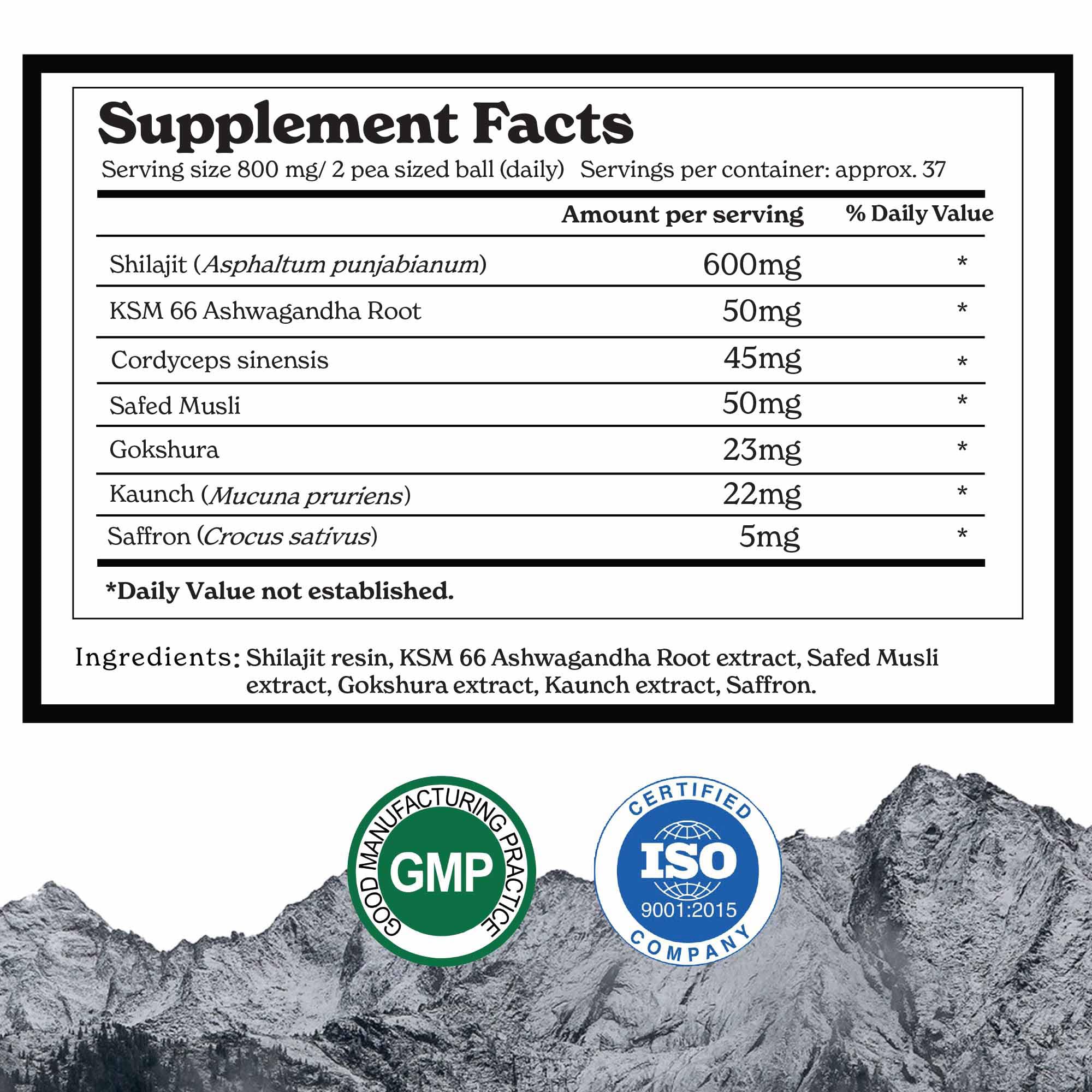 Better Alt Pure Himalayan Shilajit Gold+(30gm)|Enhances Recovery & Boosts Strength|16,000 ft Sourced Blend with Ashwagandha, Safed Musli,Gokshura|Shilajit gold for men & women|Vegan & Lab Tested-600mg