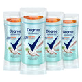 Degree Antiperspirant Deodorant 72-Hour Sweat & Odor Protection Fresh Coconut Deodorant for Women with MotionSense Technology 2.6 oz, Pack of 4