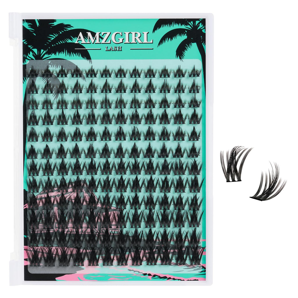 Manga Lash Clusters, C Curl Spiky Look
