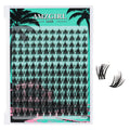 Manga Lash Clusters, C Curl Spiky Look