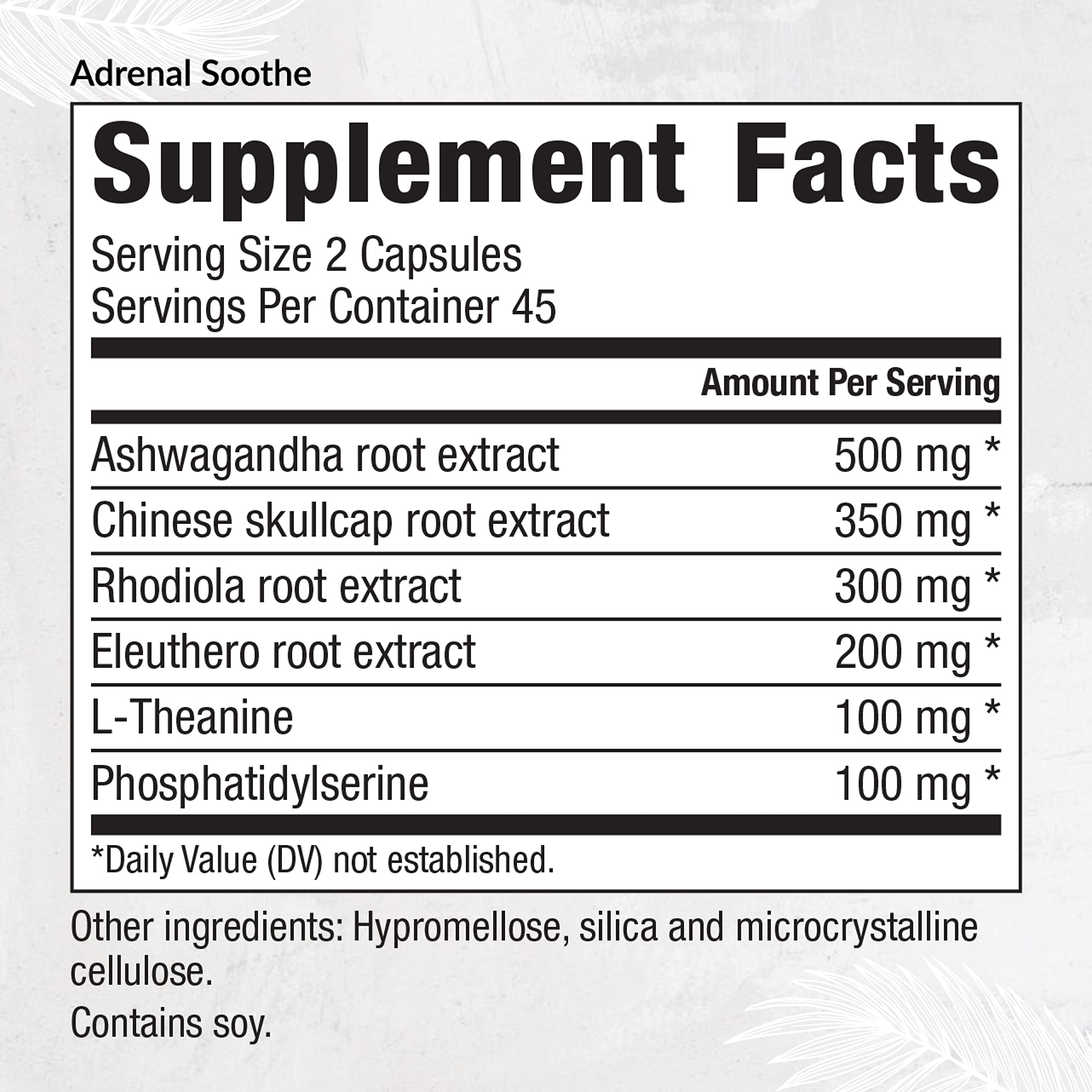 Equilife Adrenal Soothe - Balance Cortisol & Sleep Support - 90 Capsules