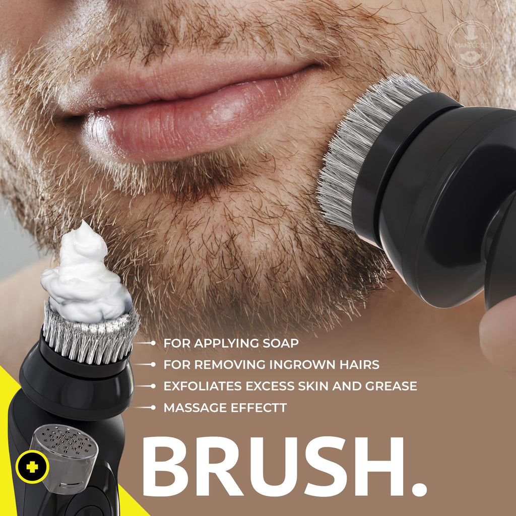 MANECODE® 7-in-1 Electric Razor for Men - Shaver with Floating 8 Contouring Technology® and IQ Cleaning Sensor®
