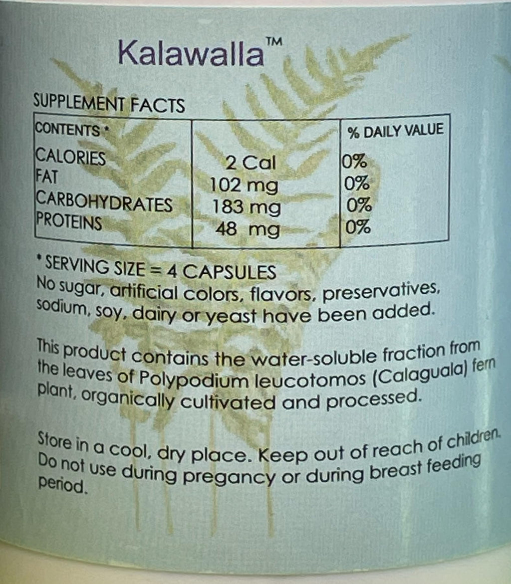 Kalawalla Organic Hope High Potency Polypodium Leucotomos Immune Support